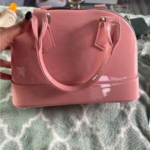 Pink Patent Leather Handbag
